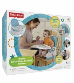 Fisher Price Fisher-Price Quick-Clean Portable Booster ChairDeluxe -Stroller Promotion Store fisher price quick clean portable booster chairdeluxe 36