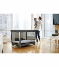 GB Lufta Sleeper Play Yard - Mink -Stroller Promotion Store gb lufta sleeper play yard mink 163