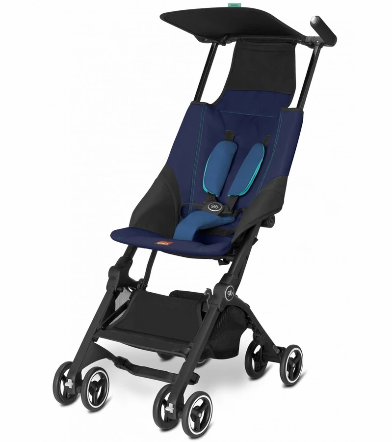 GB Pockit Ultra Compact Lightweight Stroller - Sea Port Blue 3 GB Pockit Ultra Compact Lightweight Stroller - Sea Port Blue