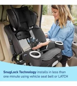 Graco 4Ever DLX SnugLock Grow 4-in-1 Convertible Car Seat - Henry -Stroller Promotion Store graco 4ever dlx snuglock grow 4 in 1 convertible car seat henry 90