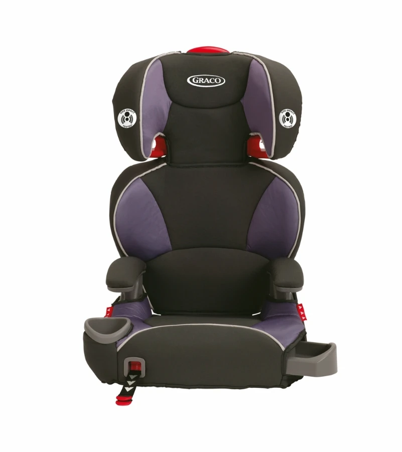 Graco AFFIX Highback Belt Positioning Booster Car Seat With Latch System - Grapeade 4 Graco AFFIX Highback Belt Positioning Booster Car Seat With Latch System - Grapeade - Image 2