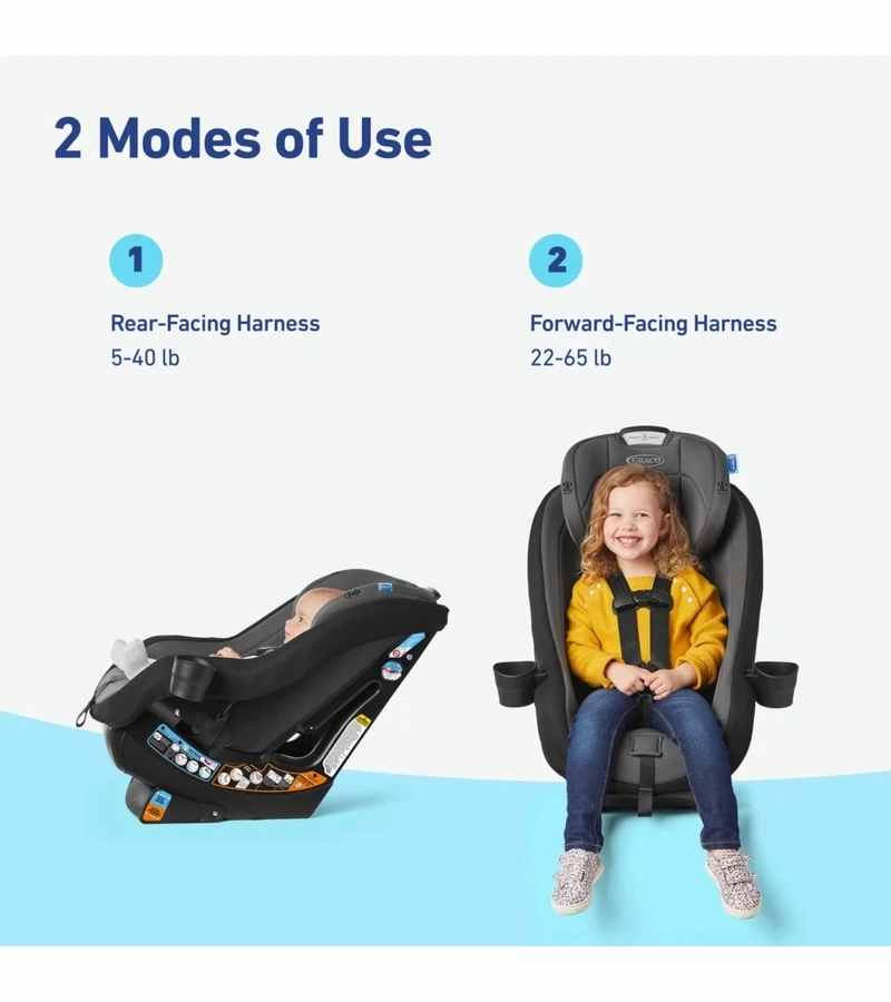 Graco Contender GO Convertible Car Seat - Winston 5 Graco Contender GO Convertible Car Seat - Winston - Image 3