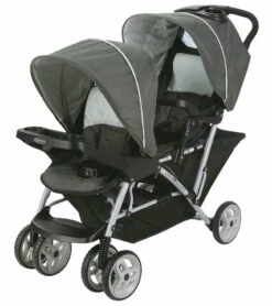 Graco DuoGlider Click Connect Double Stroller - Glacier