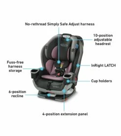 Graco Extend2Fit 3-in-1 All-in-One Convertible Car Seat - Norah -Stroller Promotion Store graco extend2fit 3 in 1 all in one convertible car seat norah 111