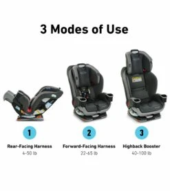 Graco Extend2Fit 3-in-1 All-in-One Convertible Car Seat - Norah -Stroller Promotion Store graco extend2fit 3 in 1 all in one convertible car seat norah 112