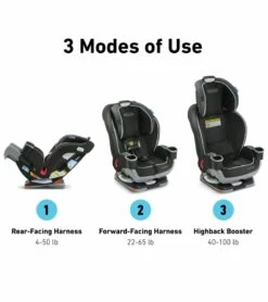 Graco Extend2Fit 3-in-1 Convertible Car Seat - Hamilton -Stroller Promotion Store graco extend2fit 3 in 1 convertible car seat hamilton 184