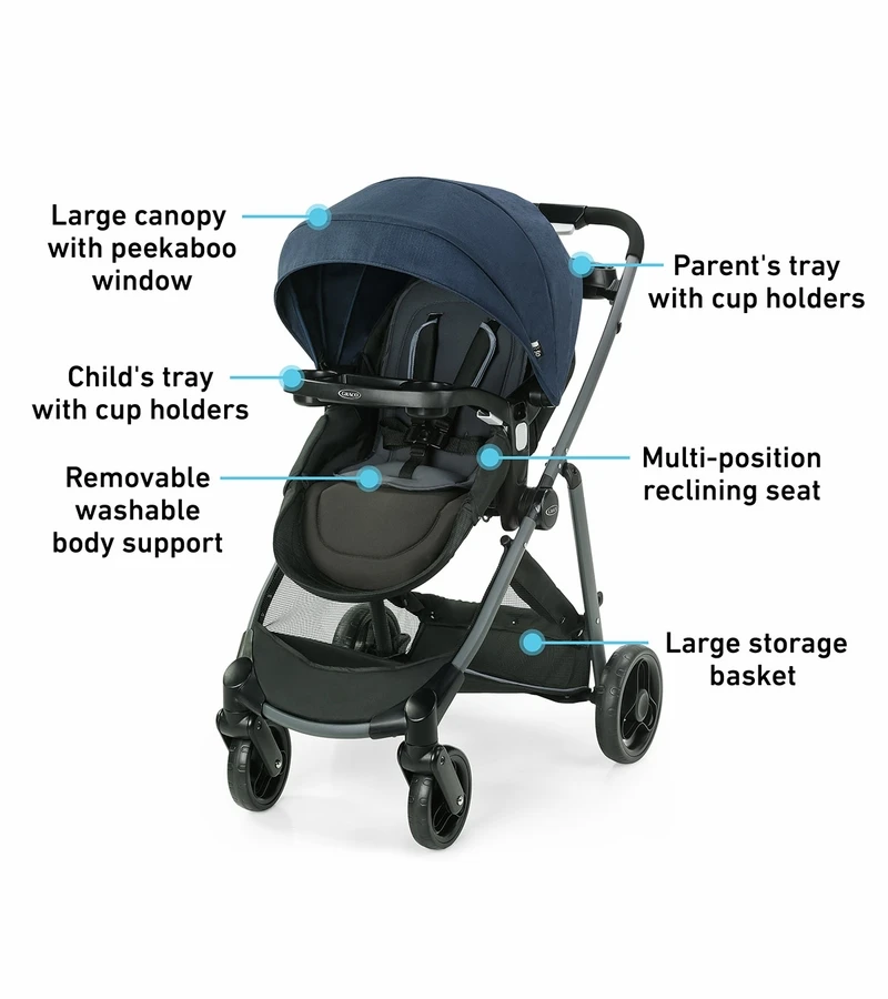 Graco Modes Element LX Travel System - Lanier 5 Graco Modes Element LX Travel System - Lanier - Image 3