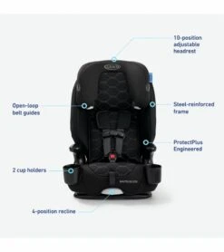 Graco Nautilus 2.0 LX 3-in-1 Harness Booster Car Seat - Hex 13 Graco Nautilus 2.0 LX 3-in-1 Harness Booster Car Seat - Hex -Stroller Promotion Store graco nautilus 2 0 lx 3 in 1 harness booster car seat hex 11