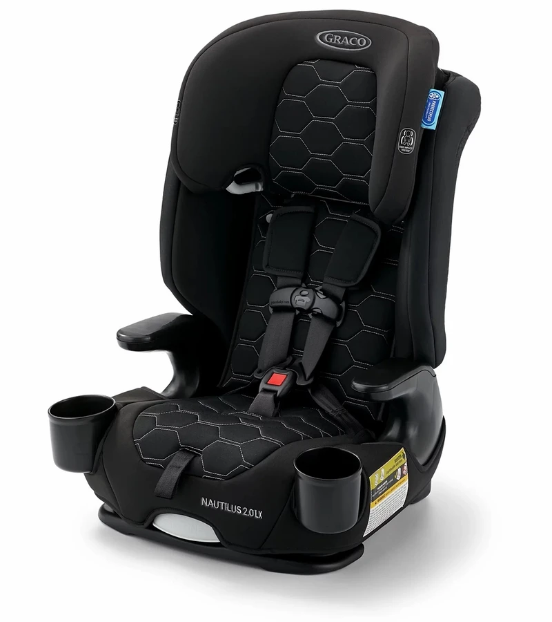 Graco Nautilus 2.0 LX 3-in-1 Harness Booster Car Seat - Hex 3 Graco Nautilus 2.0 LX 3-in-1 Harness Booster Car Seat - Hex