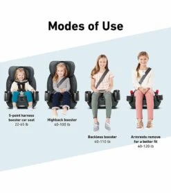 Graco Nautilus SnugLock LX 3-in-1 Harness Booster Car Seat - Zale -Stroller Promotion Store graco nautilus snuglock lx 3 in 1 harness booster car seat zale 174