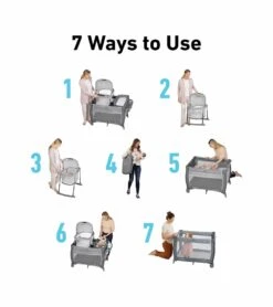 Graco Pack 'n Play Day2Dream Travel Bassinet Playard - Lo 11 Graco Pack 'n Play Day2Dream Travel Bassinet Playard - Lo -Stroller Promotion Store graco pack n play day2dream travel bassinet playard lo 159