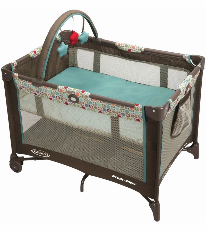 Graco Pack ?n Play On The Go Playard With Folding Bassinet - Twister 3 Graco Pack ?n Play On The Go Playard With Folding Bassinet - Twister