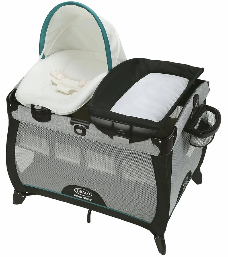 Graco Pack 'n Play Playard Quick Connect Portable Napper - Darcie 3 Graco Pack 'n Play Playard Quick Connect Portable Napper - Darcie