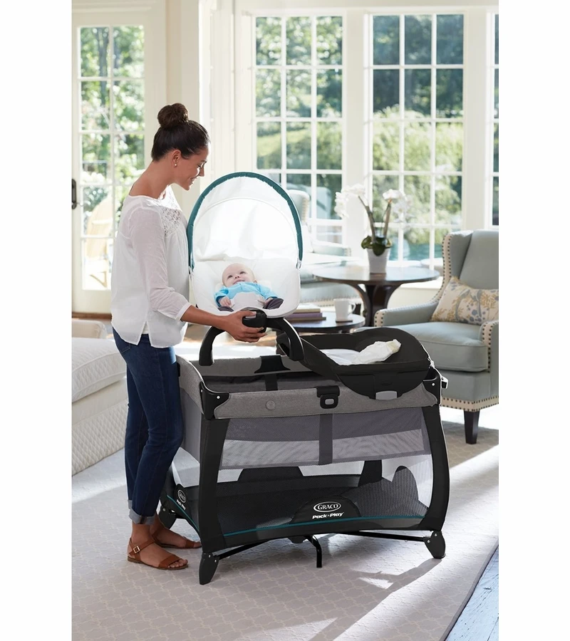 Graco Pack 'n Play Playard Quick Connect Portable Napper - Darcie 6 Graco Pack 'n Play Playard Quick Connect Portable Napper - Darcie - Image 4