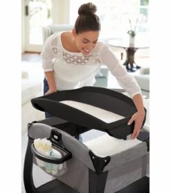 Graco Pack 'n Play Playard Quick Connect Portable Napper - Darcie 14 Graco Pack 'n Play Playard Quick Connect Portable Napper - Darcie -Stroller Promotion Store graco pack n play playard quick connect portable napper darcie 296