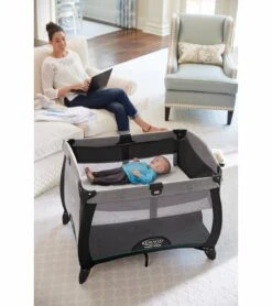 Graco Pack 'n Play Playard Quick Connect Portable Napper - Darcie 15 Graco Pack 'n Play Playard Quick Connect Portable Napper - Darcie -Stroller Promotion Store graco pack n play playard quick connect portable napper darcie 297