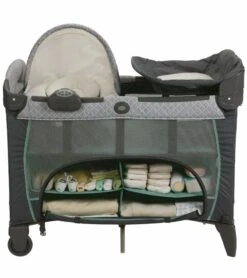Graco Pack 'n Play Playard With Newborn Napper Station DLX - Manor -Stroller Promotion Store graco pack n play playard with newborn napper station dlx manor 62