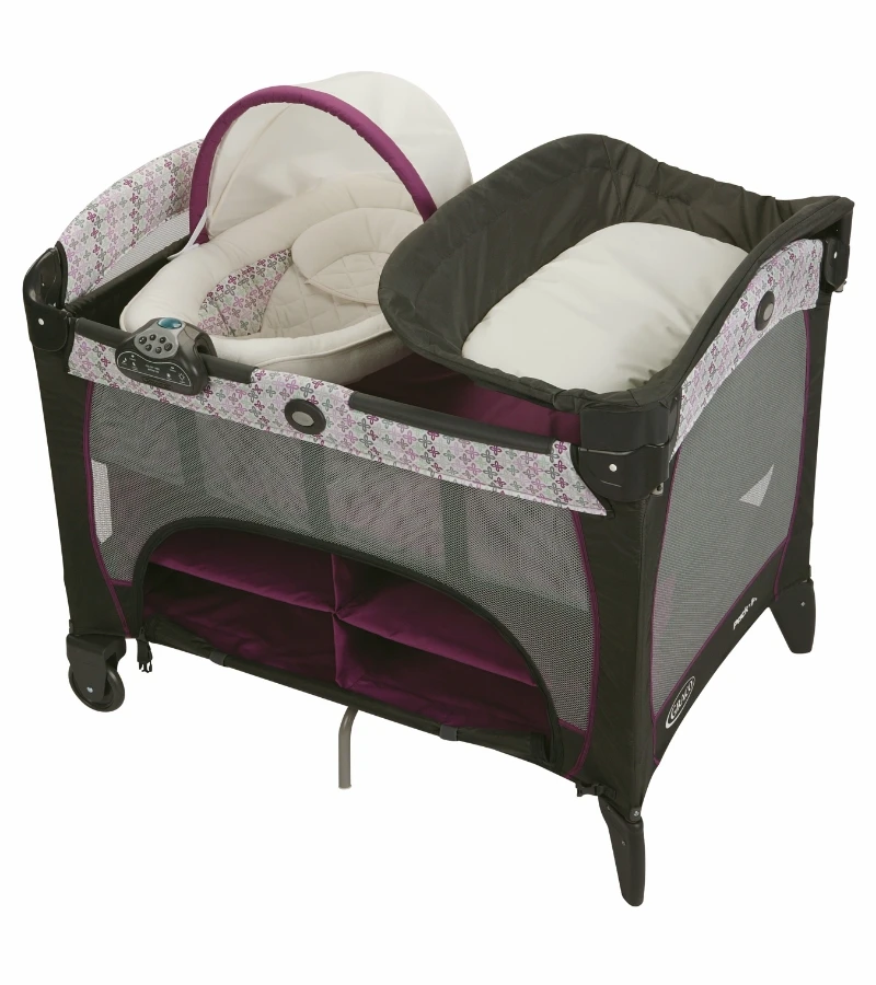 Graco Pack 'n Play Playard With Newborn Napper Station DLX - Nyssa 3 Graco Pack 'n Play Playard With Newborn Napper Station DLX - Nyssa
