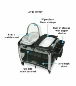 Graco Pack 'n Play Rock 'n Grow Playard - Ripley 9 Graco Pack 'n Play Rock 'n Grow Playard - Ripley -Stroller Promotion Store graco pack n play rock n grow playard ripley 147
