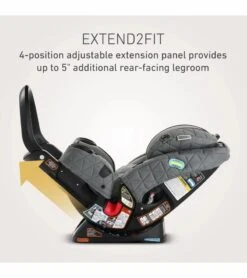 Graco Premier 4Ever DLX Extend2Fit SnugLock 4-in-1 Car Seat With Anti-Rebound Bar - Midtown -Stroller Promotion Store graco premier 4ever dlx extend2fit snuglock 4 in 1 car seat with anti rebound bar midtown 179