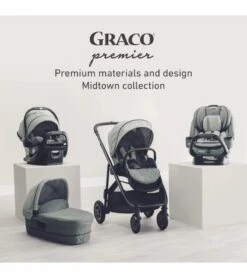 Graco Premier 4Ever DLX Extend2Fit SnugLock 4-in-1 Car Seat With Anti-Rebound Bar - Midtown -Stroller Promotion Store graco premier 4ever dlx extend2fit snuglock 4 in 1 car seat with anti rebound bar midtown 181