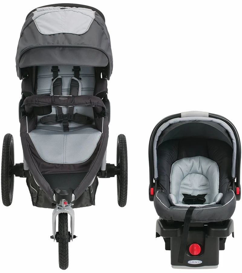 Graco Relay Click Connect Travel System - Glacier 4 Graco Relay Click Connect Travel System - Glacier - Image 2