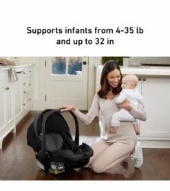 Graco SnugRide SnugFit 35 LX Infant Car Seat - Finn -Stroller Promotion Store graco snugride snugfit 35 lx infant car seat finn 128