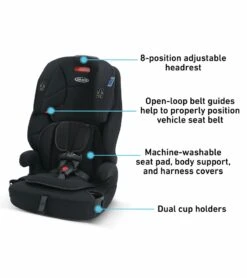 Graco Tranzitions 3-in-1 Harness Booster Seat - Proof -Stroller Promotion Store graco tranzitions 3 in 1 harness booster seat proof 115