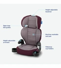 Graco TurboBooster 2.0 Highback Booster Car Seat - Freya -Stroller Promotion Store graco turbobooster 2 0 highback booster car seat freya 8