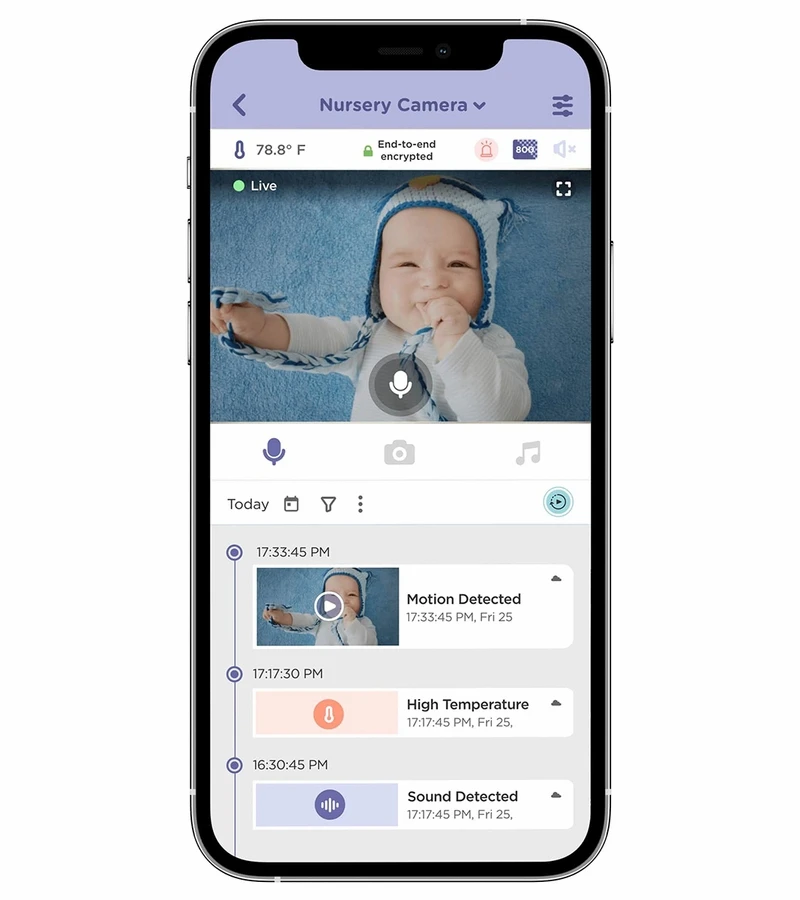 Hubble Connected Nursery Pal Deluxe Smart Baby Monitor 8 Hubble Connected Nursery Pal Deluxe Smart Baby Monitor - Image 6