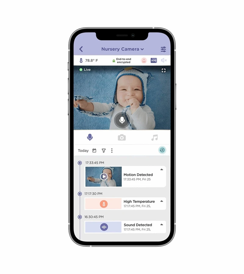 Hubble Connected Nursery Pal Deluxe Twin Smart Baby Monitor 8 Hubble Connected Nursery Pal Deluxe Twin Smart Baby Monitor - Image 6