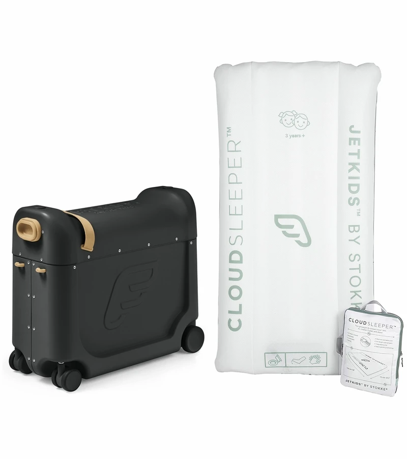 JetKids By Stokke BedBox V3 + CloudSleeper Inflatable Kids Bed Bundle - Lunar Eclipse 3 JetKids By Stokke BedBox V3 + CloudSleeper Inflatable Kids Bed Bundle - Lunar Eclipse