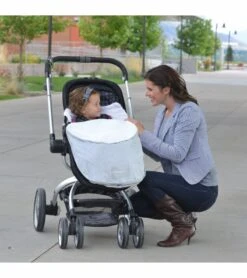 JJ Cole Muslin Bundleme - Gray Stitch -Stroller Promotion Store jj cole muslin bundleme gray stitch 128