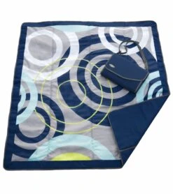 JJ Cole Outdoor Blanket, 5x7 - Blue Orbit