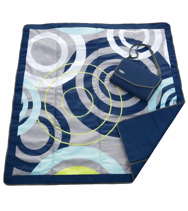 JJ Cole Outdoor Blanket, 5x7 - Blue Orbit 3 JJ Cole Outdoor Blanket, 5x7 - Blue Orbit