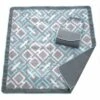 JJ Cole Outdoor Blanket In Grey Links -D -Stroller Promotion Store jj cole outdoor blanket in grey links d 99
