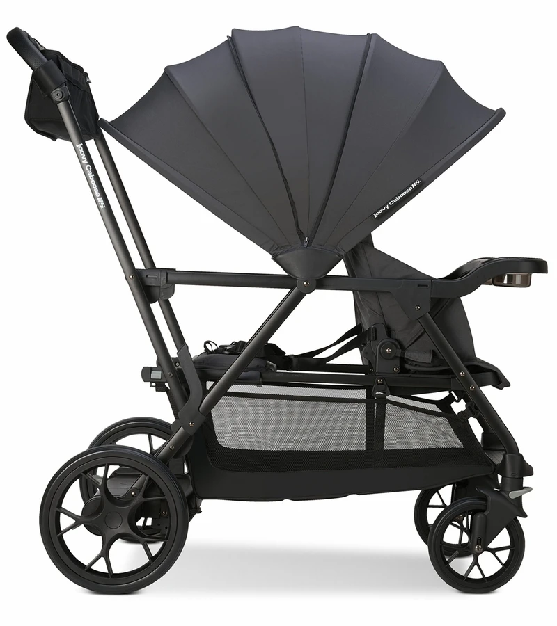 Joovy Caboose RS Premium Sit And Stand Stroller - Jet 4 Joovy Caboose RS Premium Sit And Stand Stroller - Jet - Image 2