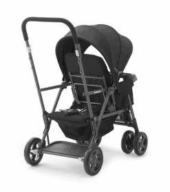 Joovy Caboose Too Sit And Stand Tandem Double Stroller - Graphite / Black -Stroller Promotion Store joovy caboose too sit and stand tandem double stroller graphite black 152