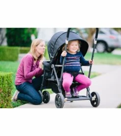 Joovy Caboose Too Sit And Stand Tandem Double Stroller - Graphite / Black -Stroller Promotion Store joovy caboose too sit and stand tandem double stroller graphite black 156