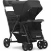 Joovy Caboose Too Ultralight Sit And Stand Tandem Double Stroller - Graphite / Black -Stroller Promotion Store joovy caboose too ultralight sit and stand tandem double stroller graphite black 122