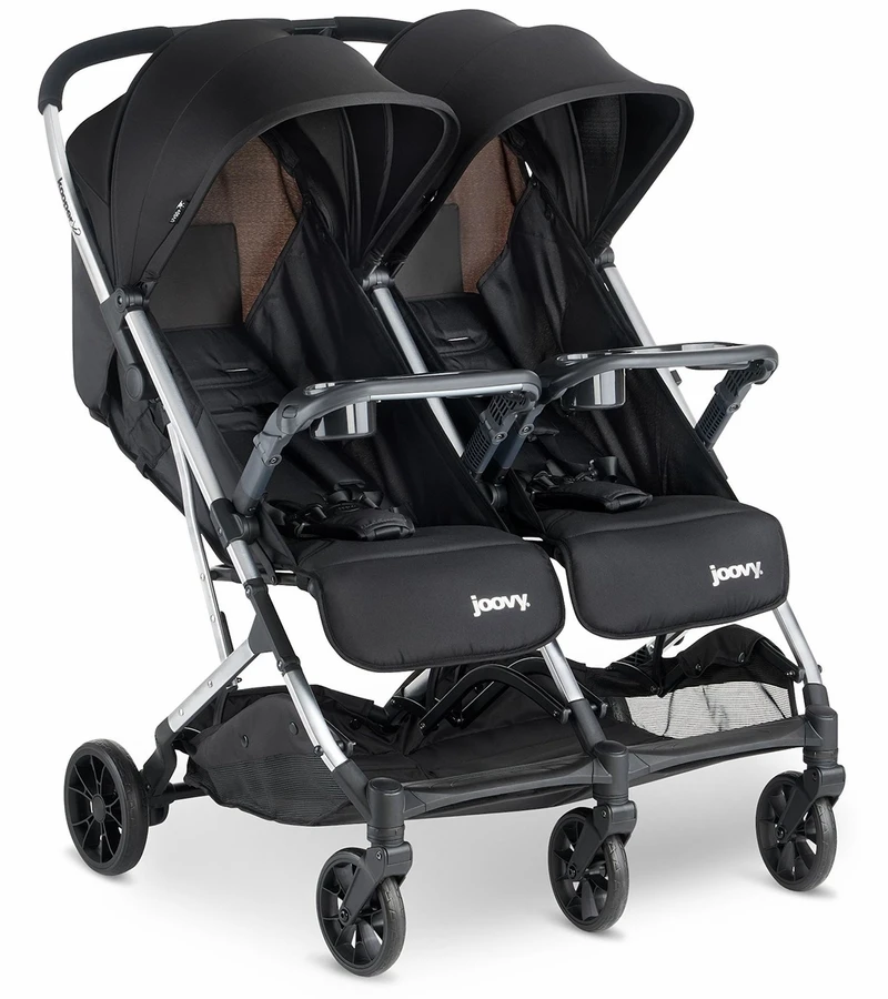 Joovy Kooper X2 Compact Double Stroller - Black 3 Joovy Kooper X2 Compact Double Stroller - Black