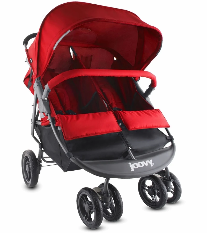 Joovy Scooter X2 Double Stroller - Red 3 Joovy Scooter X2 Double Stroller - Red