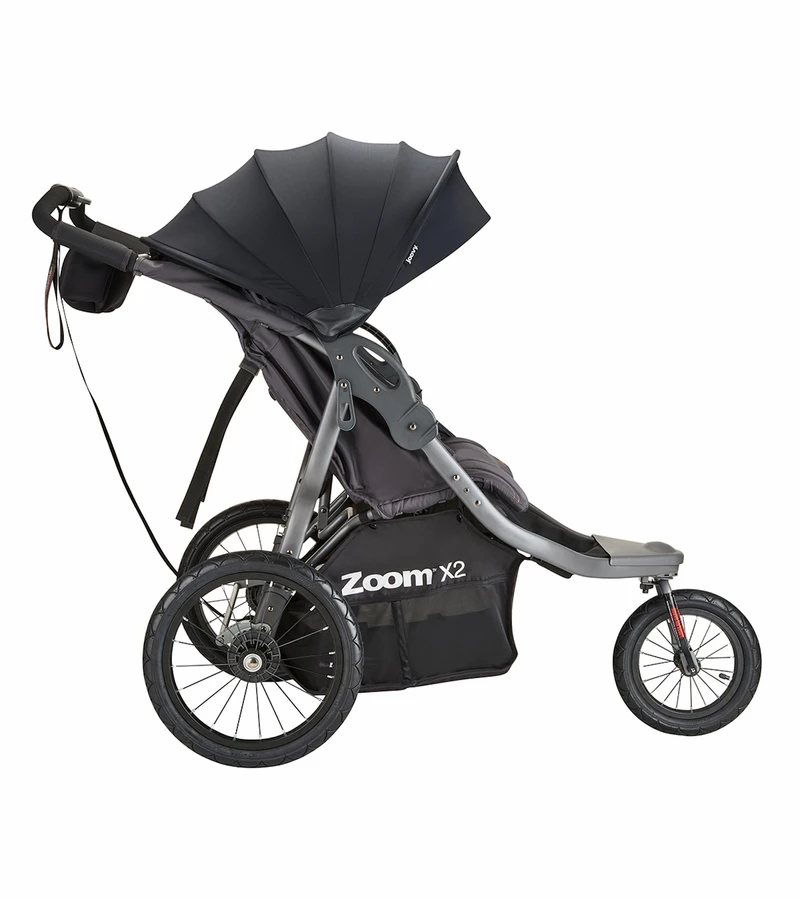 Joovy Zoom X2 Lightweight Jogging Side By Side Double Stroller - Forged Iron 4 Joovy Zoom X2 Lightweight Jogging Side By Side Double Stroller - Forged Iron - Image 2