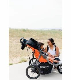 Joovy Zoom X2 Lightweight Jogging Side By Side Double Stroller - Paprika -Stroller Promotion Store joovy zoom x2 lightweight jogging side by side double stroller paprika 36