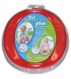Kalencom Potette Plus 2 In 1 On The Go Potty In Red