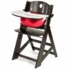 Keekaroo Height Right High Chair & Infant Insert - Espresso/Cherry -Stroller Promotion Store keekaroo height right high chair infant insert espresso cherry 165