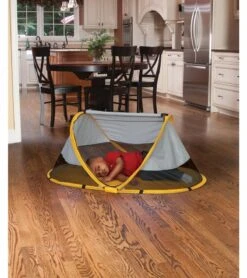 KidCo PeaPod Travel Bed - Sunshine -Stroller Promotion Store kidco peapod travel bed sunshine 160