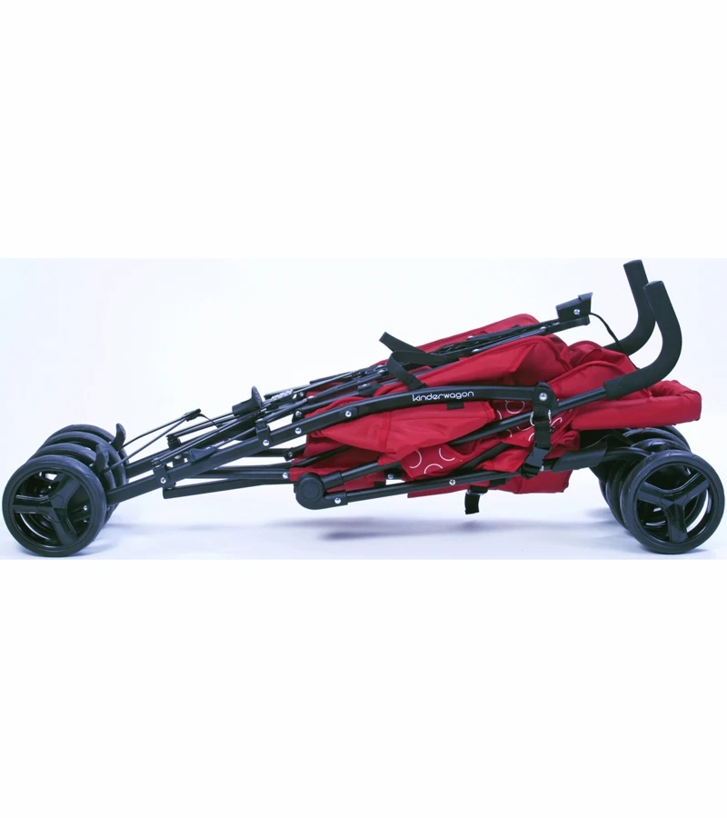 Kinderwagon HOP Tandem Double Umbrella Stroller In Black 6 Kinderwagon HOP Tandem Double Umbrella Stroller In Black - Image 4