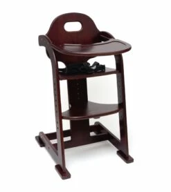 Lipper International Adjustable High Chair - Espresso