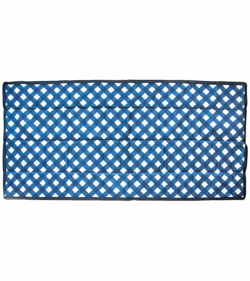 Little Unicorn Outdoor Blanket 5 X 10 - Navy Plaid 3 Little Unicorn Outdoor Blanket 5 X 10 - Navy Plaid